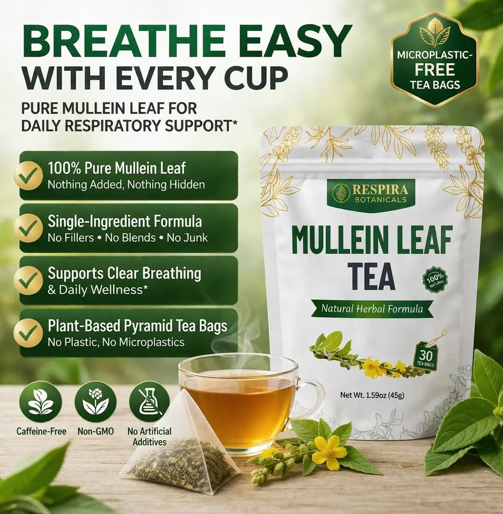 Mullein Leaf Tea Respira Botanicals