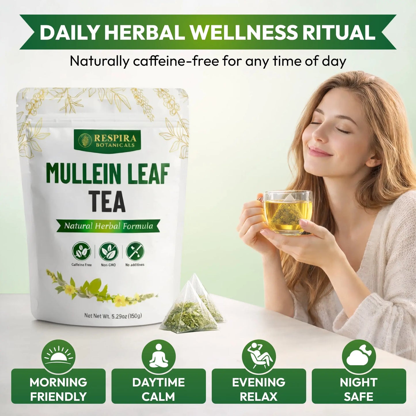 Mullein Leaf Tea – Herbal Tea for Daily Wellness Respira Botanicals
